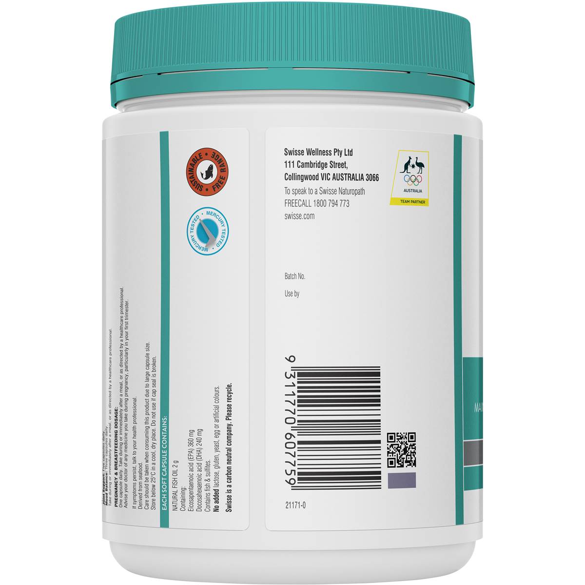 Swisse Ultiboost Super Strength Wild Fish Oil Capsules 200 - Cutprice Online
