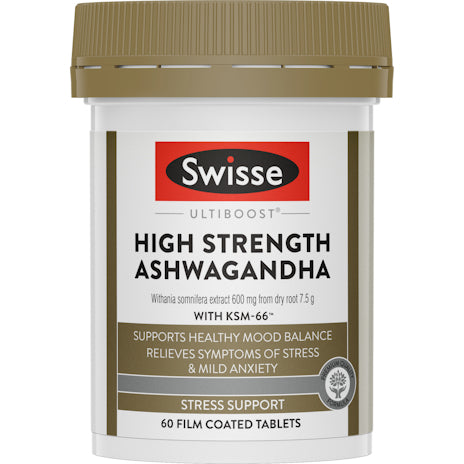 Swisse Ultiboost High Strength Ashwagandha 60 Tablets