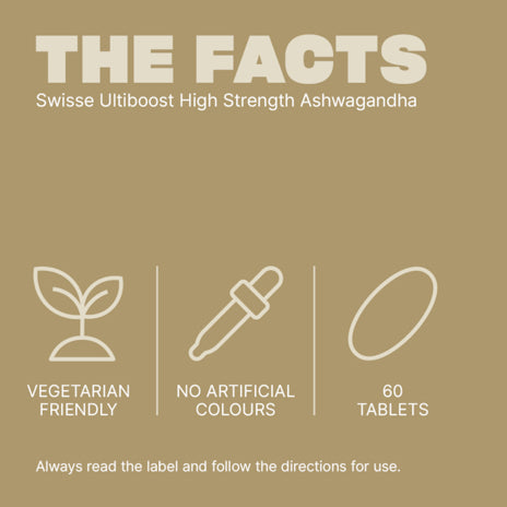 Swisse Ultiboost High Strength Ashwagandha 60 Tablets