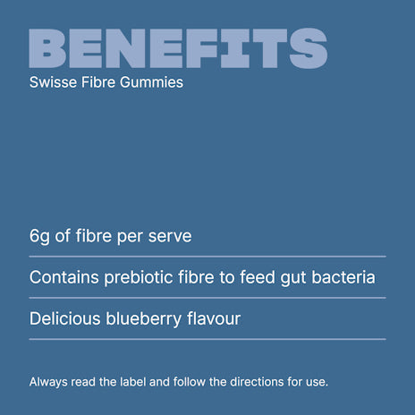Swisse Fibre Boost Gummies 45 Pack