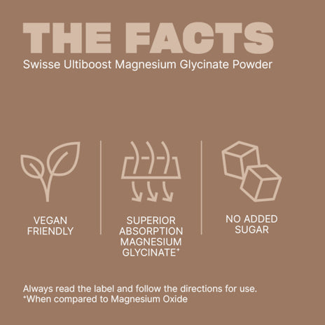 Swisse Ultiboost Magnesium Glycinate Powder Unflavoured 140g
