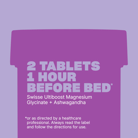 Swisse Ultiboost Magnesium Glycinate + Ashwagandha 60 Tabs