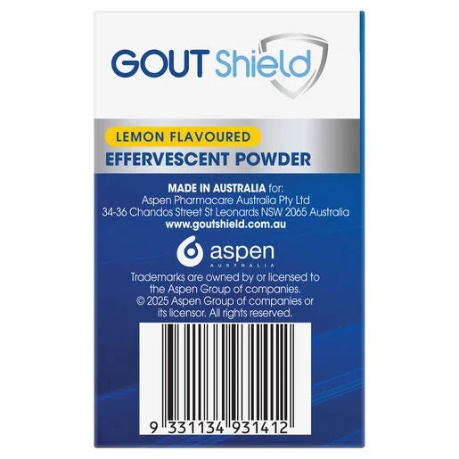 Gout Shield Effervescent Sachets 3.2g 28 Pack