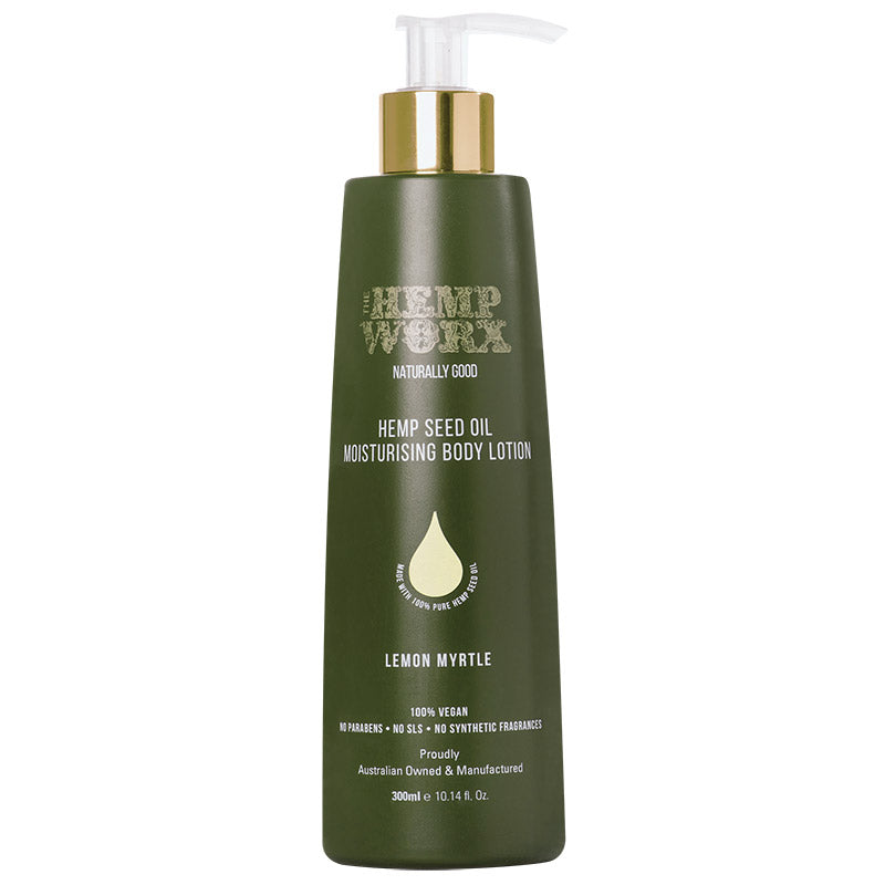 The Hemp Worx Lemon Myrtle Body Lotion 300ml - Cutprice Online