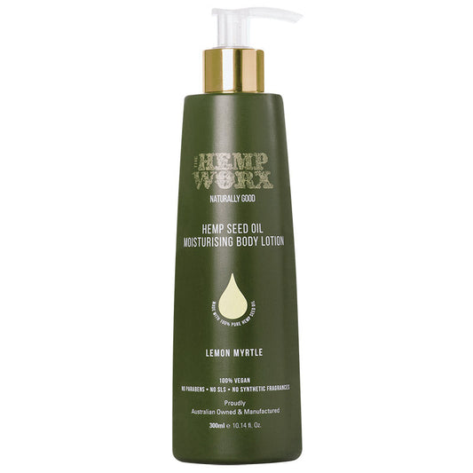 The Hemp Worx Lemon Myrtle Body Lotion 300ml - Cutprice Online