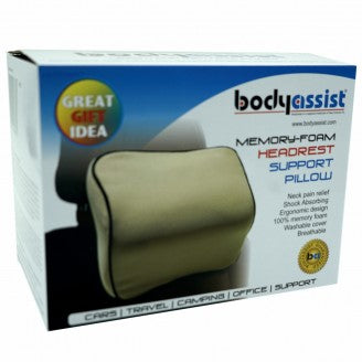 Body Assist Memory-foam Headrest Support Pillow - Cutprice Online