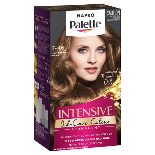 Napro Palette Permanent Hair Colour 7-46 Light Brown Mocha - Cutprice Online