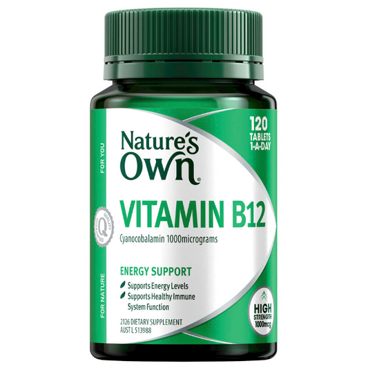 Nature's Own Vitamin B12 1000mcg 120 Tablets