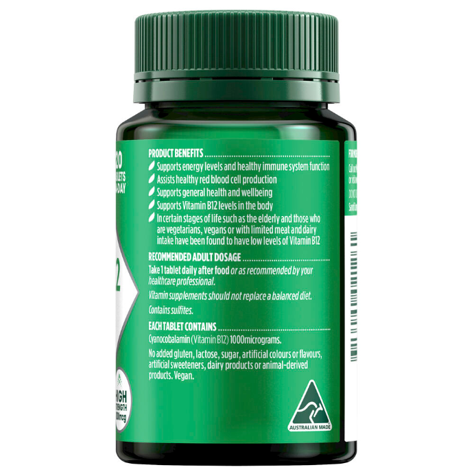 Nature's Own Vitamin B12 1000mcg 120 Tablets