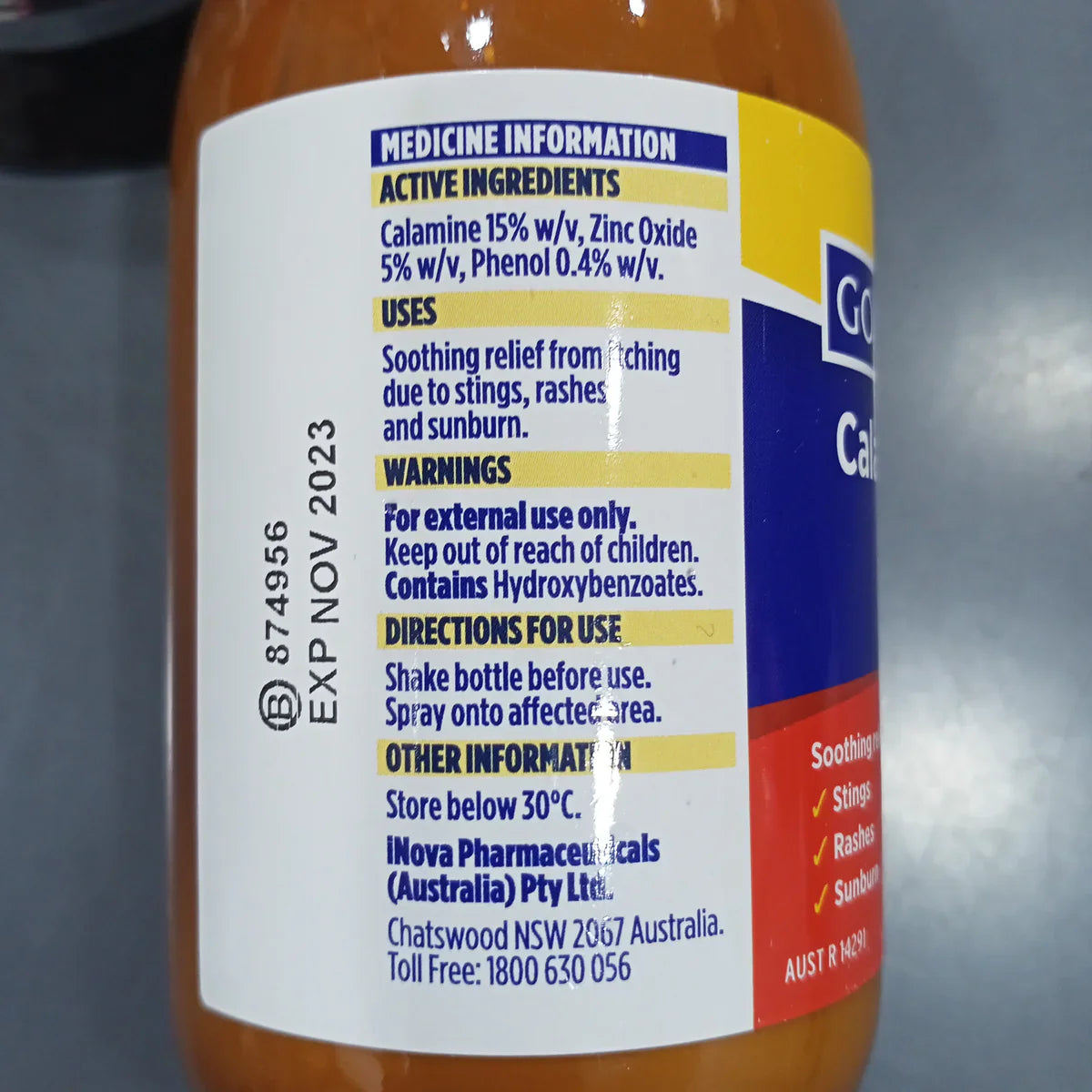 Gold Cross Calamine Lotion Spray 200ml - Cutprice Online