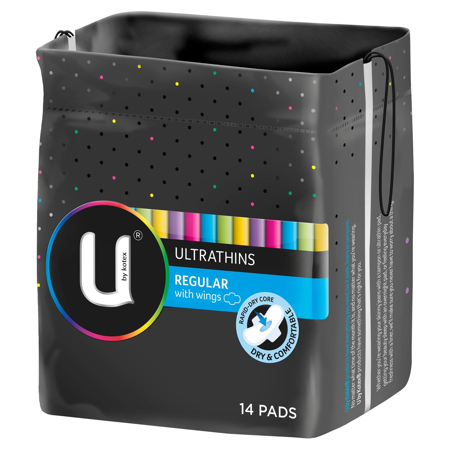U By Kotex Ultrathin With Wings Pads 14 Pack Regular - Cutprice Online