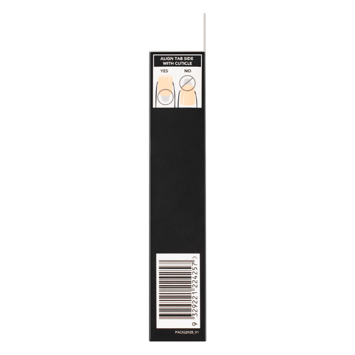 Glam by Manicare Glam Ready Pre-Glued Nails - La Petite French 30 Pack