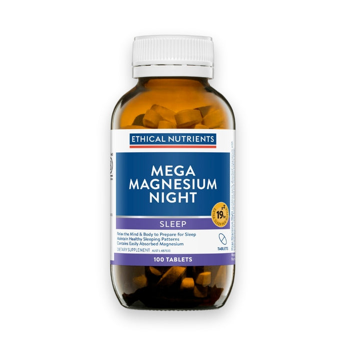 Ethical Nutrients Mega Magnesium Night 100 Tablets