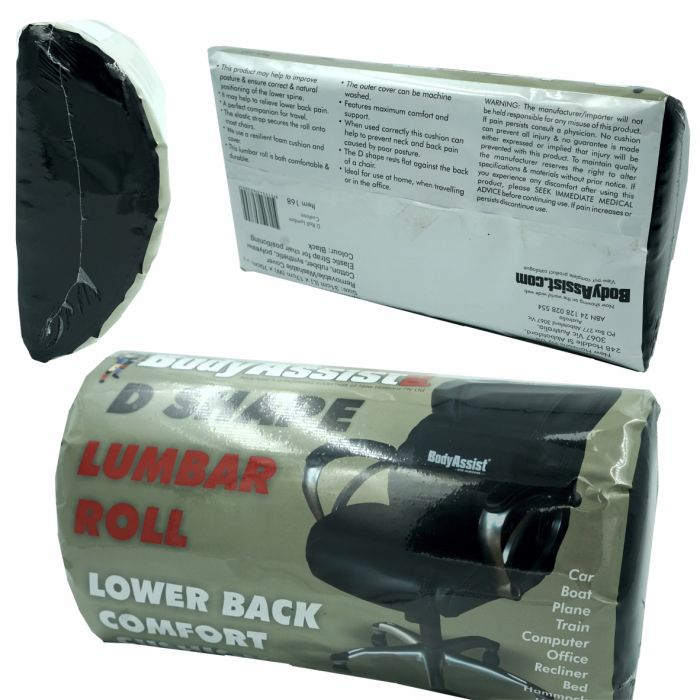 Body Assist D Shape Lumbar Roll Cushion - Cutprice Online