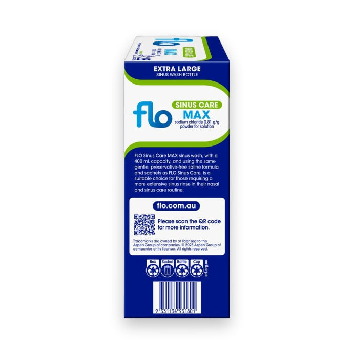 FLO Sinus Care Max Kit 28 Sachets & Bottle