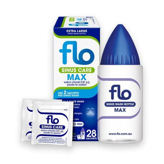 FLO Sinus Care Max Kit 28 Sachets & Bottle