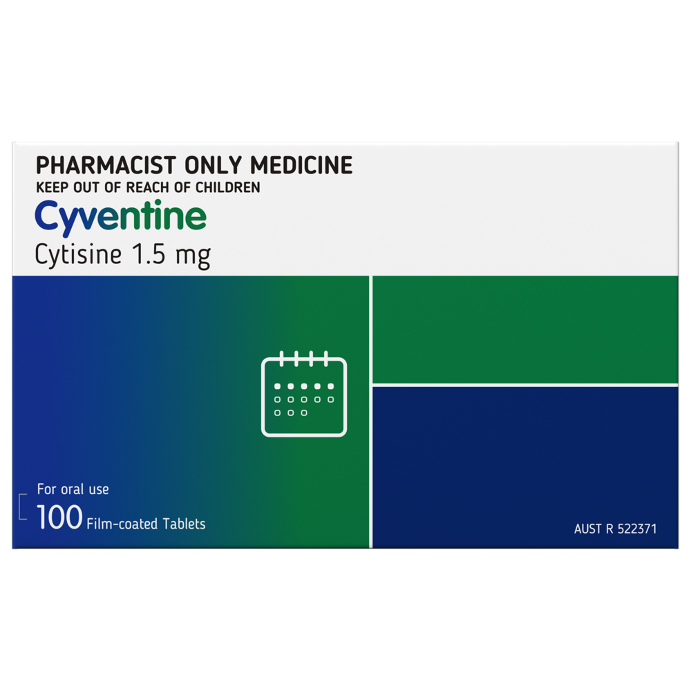 Cyventine 100 Tablets Pharmacist Only Medicine