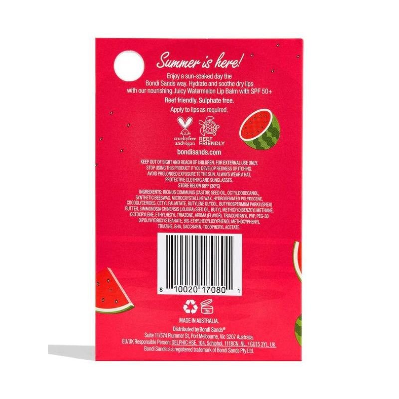 Bondi Sands Lip SPF50 Watermelon 10g - Cutprice Online