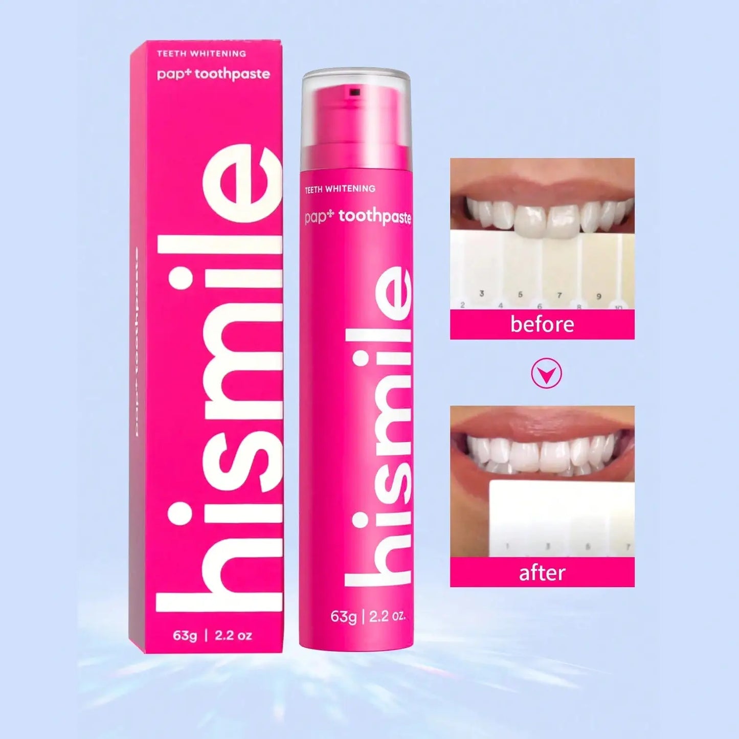 Hismile PAP Plus Whitening Toothpaste 63g - Cutprice Online