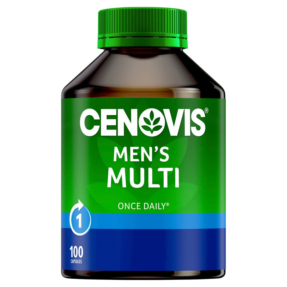 Cenovis Men's Multi - Once-daily Multivitamin - 100 Capsules - Cutprice Online