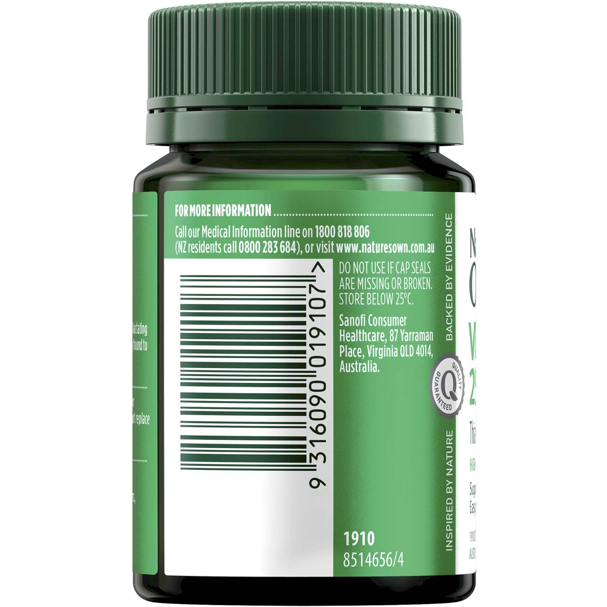 Nature's Own Vitamin B1 250mg 75 Tablets - Cutprice Online