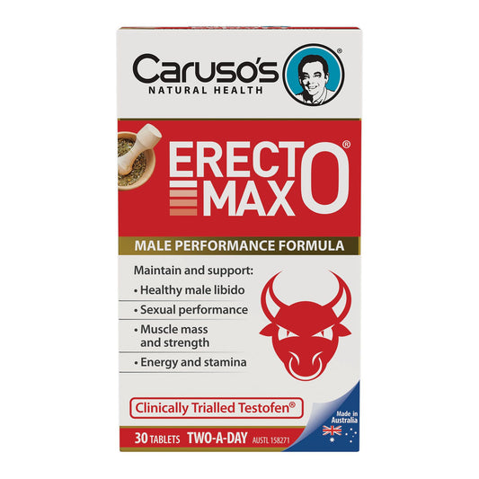 Caruso's Erectomax 30 Tablets - Cutprice Online