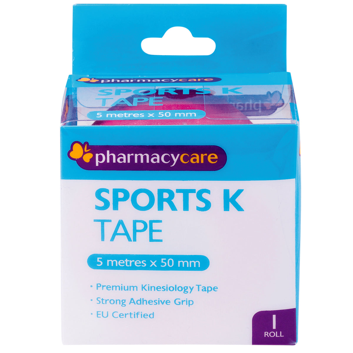 Pharmacy Care Sports K Tape 50mm x 5m Pink - Cutprice Online