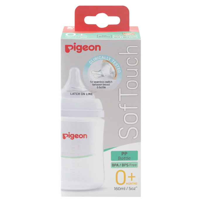 Pigeon SofTouch PP Bottle for babies from birth 160mL - Cutprice Online