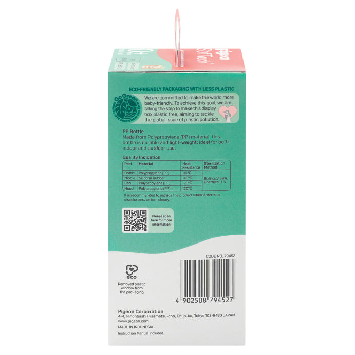 Pigeon SofTouch PP Bottle for babies from birth 160mL - Cutprice Online