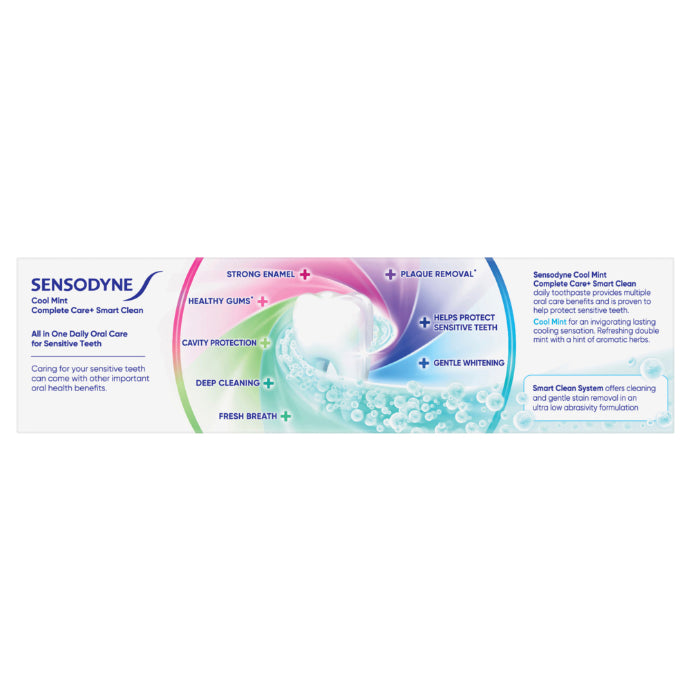 Sensodyne Cool Mint Complete Care + Smart Clean Toothpaste 100g