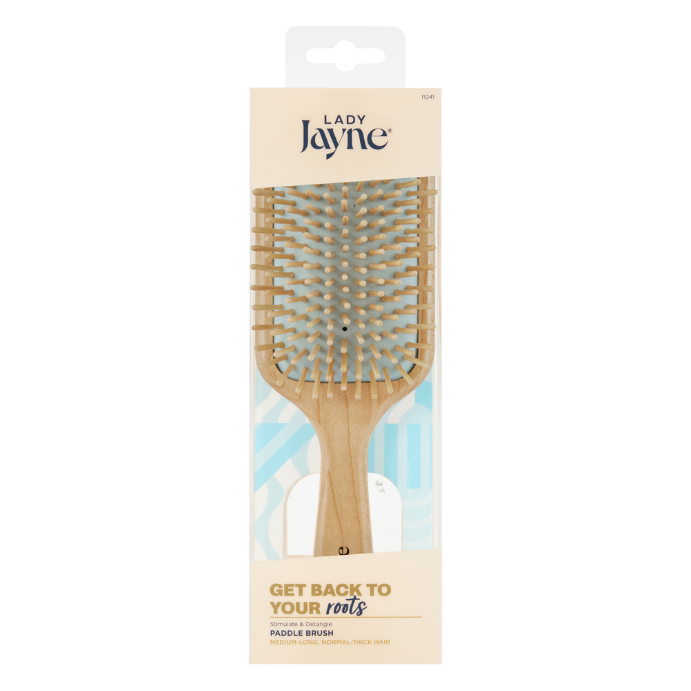 Lady Jayne Paddle Brush (Wooden)