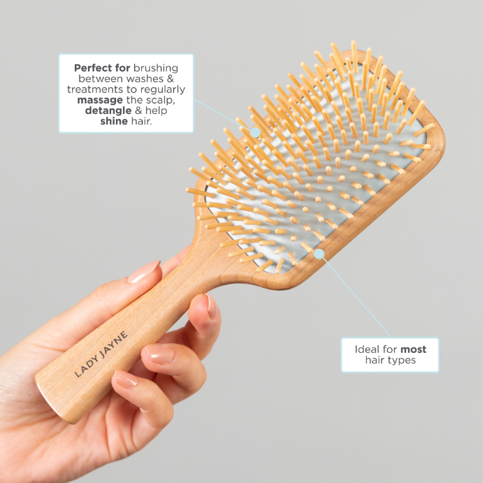 Lady Jayne Paddle Brush (Wooden)