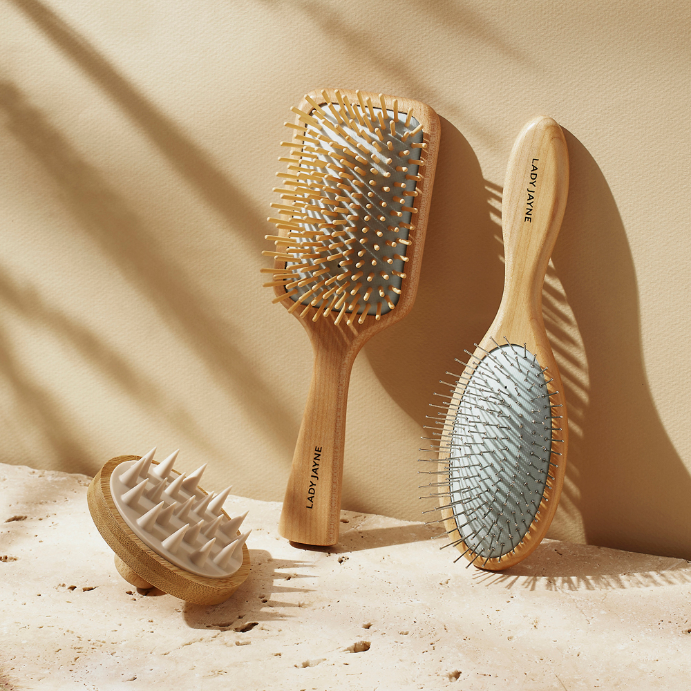 Lady Jayne Paddle Brush (Wooden)