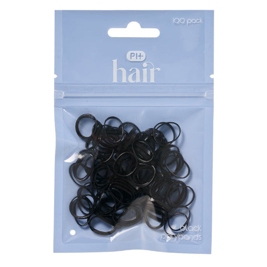 Pharmacy Health Polybands Black 100 Pack