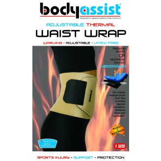 Body Assist Thermal Waist Belt Wrap - One Size - Cutprice Online