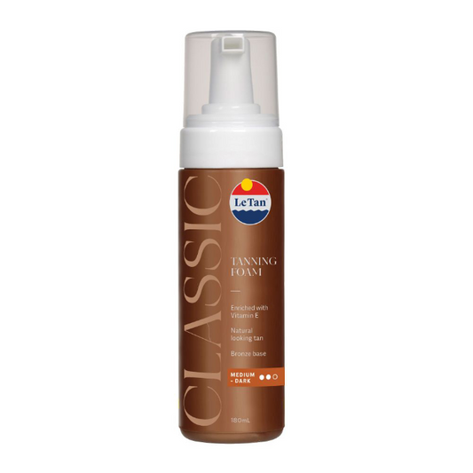 LeTan Classic Tan Self Tanning Foam Medium Dark 180ML