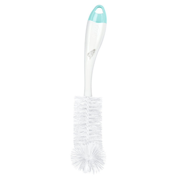 Nuk 2-in-1 Flexible Bottle and Teat Brush for Baby Bottles & Teats Mint 1 Each