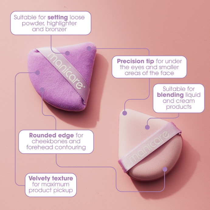 Manicare Wet & Dry Beauty Puff 2PK