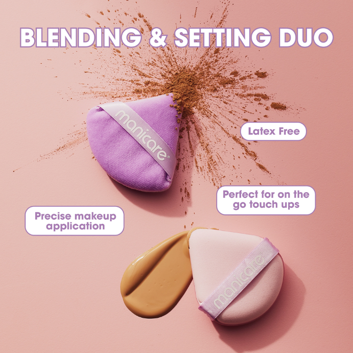 Manicare Wet & Dry Beauty Puff 2PK