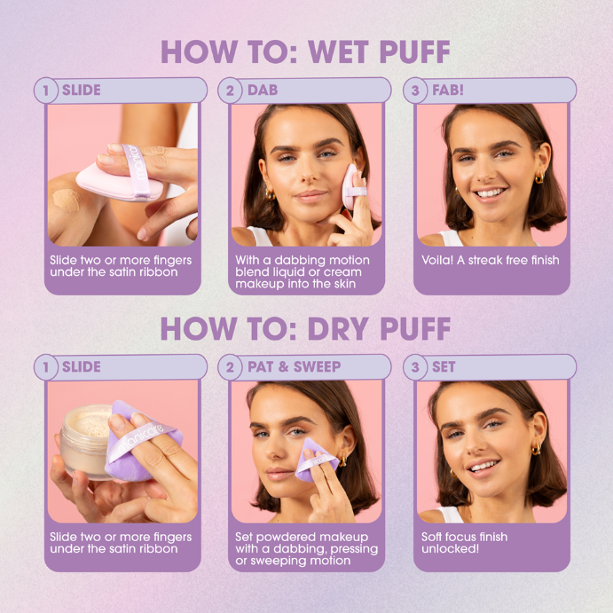 Manicare Wet & Dry Beauty Puff 2PK