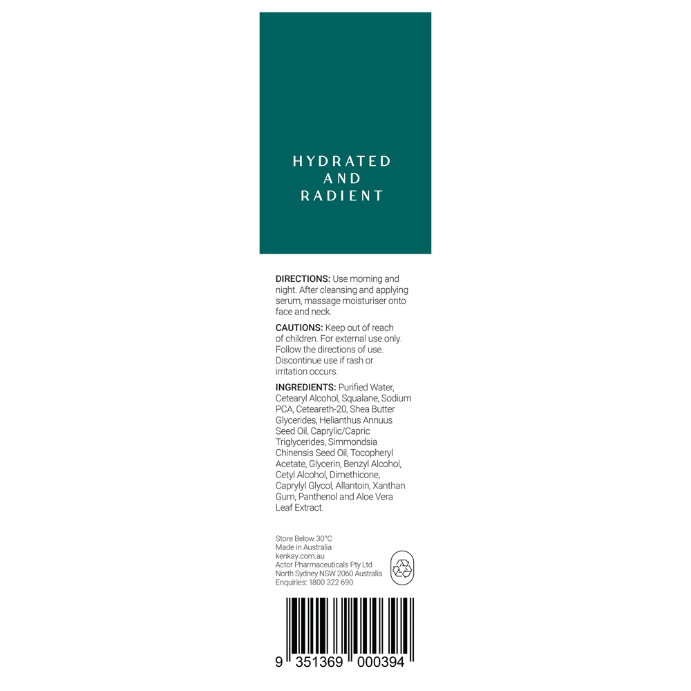KENKAY DRY SKIN FACE MOISTURISER 60ML