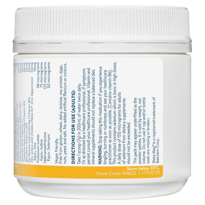 Ethical Nutrients Mega Magnesium Energy Tropical 140g