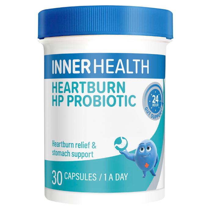 Inner Health Heartburn HP Probiotic 30 Capsules
