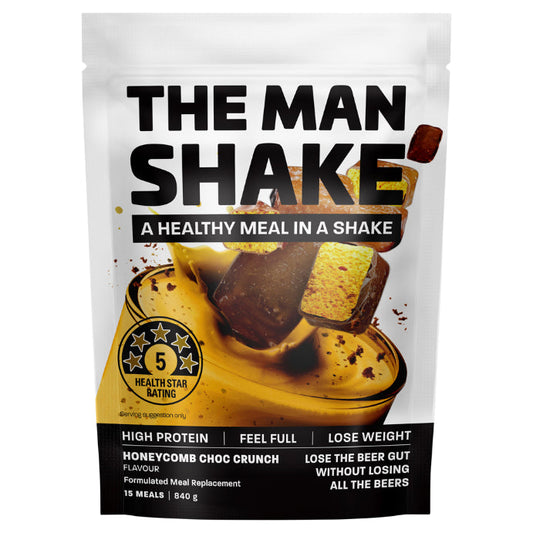 The Man Shake Honeycomb Choc Crunch 840g