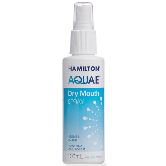 Hamilton Aquae Dry Mouth Spray - 100ml - Cutprice Online