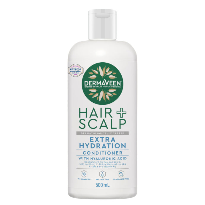 DermaVeen Hair + Scalp Extra Hydration Conditioner 500ml