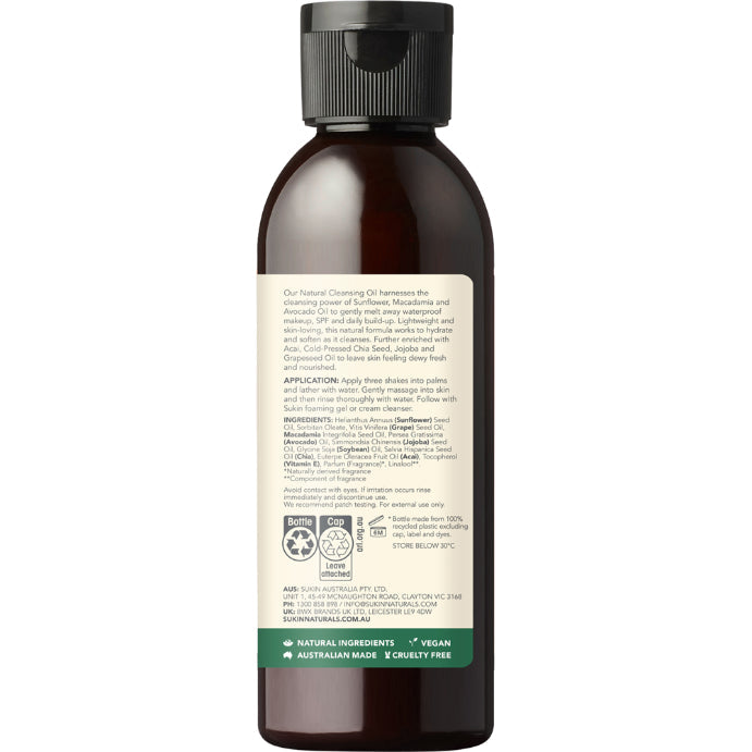Sukin Signature Cleansing Oil 125ml