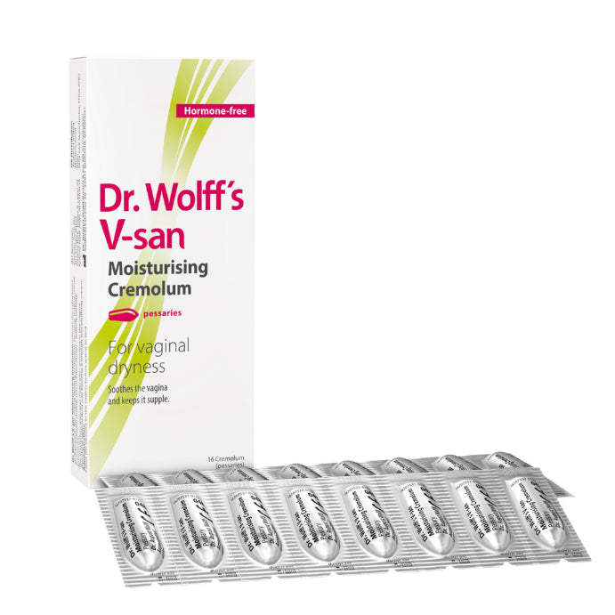 Dr Wolff's V-san Cremolum 16 Pessaries