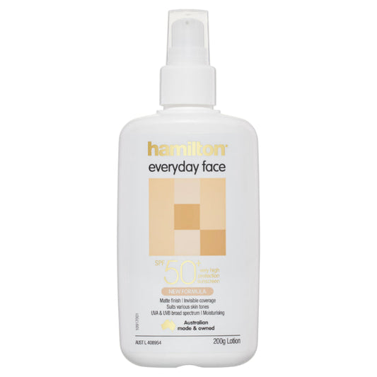 Hamilton Everyday Face Lotion Spf 50+ 200g
