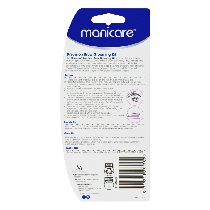 Manicare Precision Grooming Kit